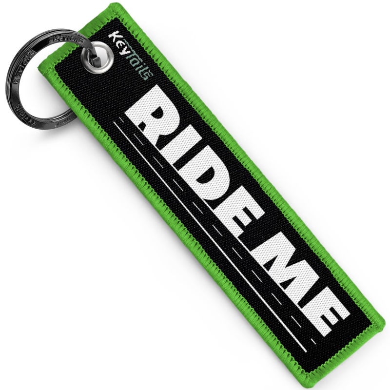 KEYTAILS Keychains, Premium Quality Key Tag for Motorcycle, Scooter, ATV, UTV [Turn Me On, Ride Me] - Image 2